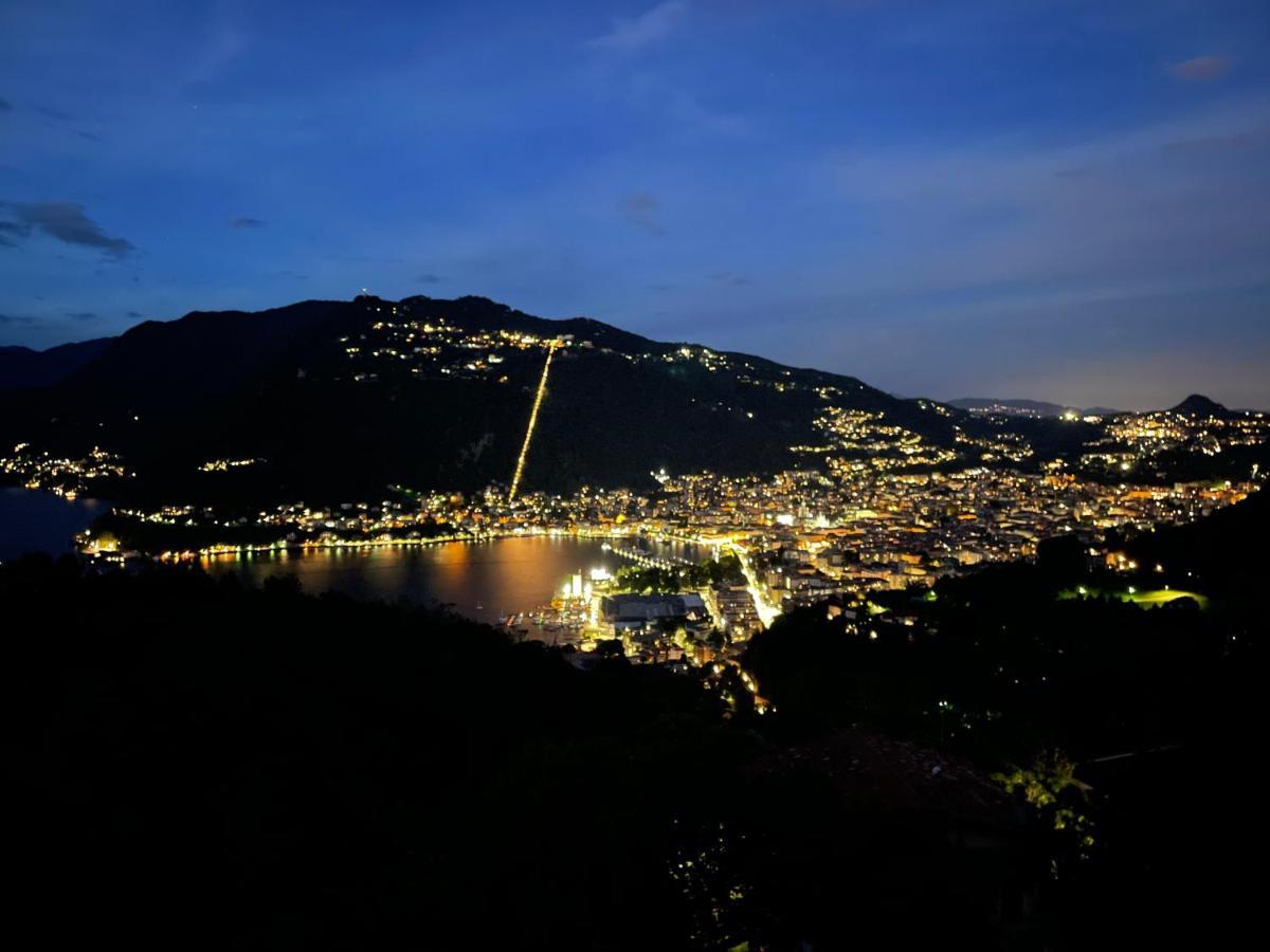 Penthouse - Villa Cardano Como Exterior foto